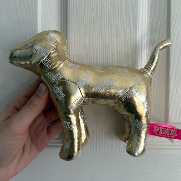 Victoria Secret Pink Dog, Gold - Picture 1 of 3